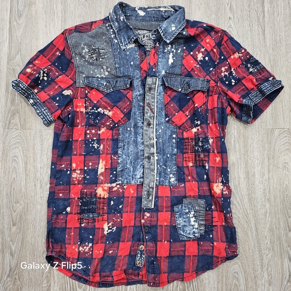 Affliction Button Down Shirt - Picture 1 of 8